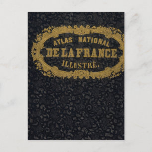 Atlas National De Frankrike Vykort