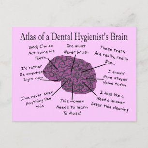 Atlas of a Dental Hygienist's Brain Vykort