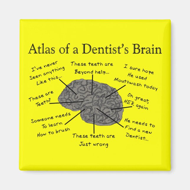 Atlas of a dentists Brain Magnet (Framsidan)