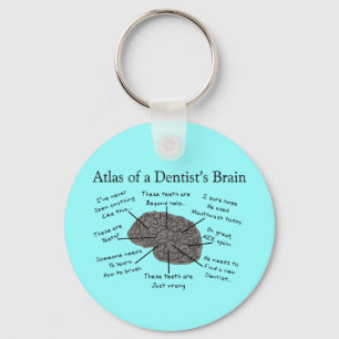 Atlas of a dentists Brain Nyckelring