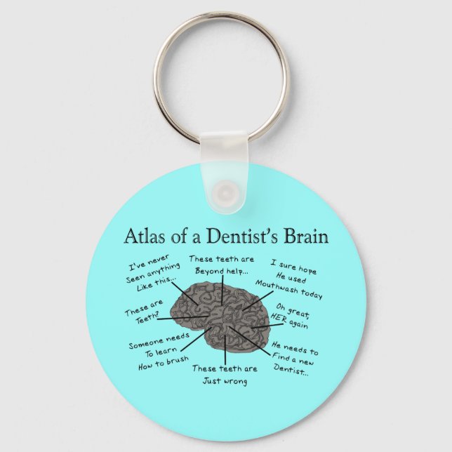 Atlas of a dentists Brain Nyckelring (Framsida)