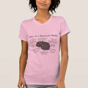 Atlas of a dentists Brain T Shirt
