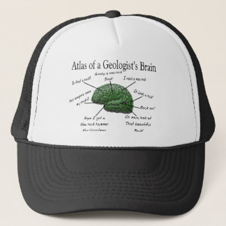 Atlas of a Geologist's Brain Funny Gifts Truckerkeps