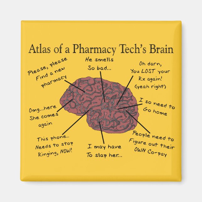 Atlas of a Pharmacy Tech's Brain Magnet (Framsidan)