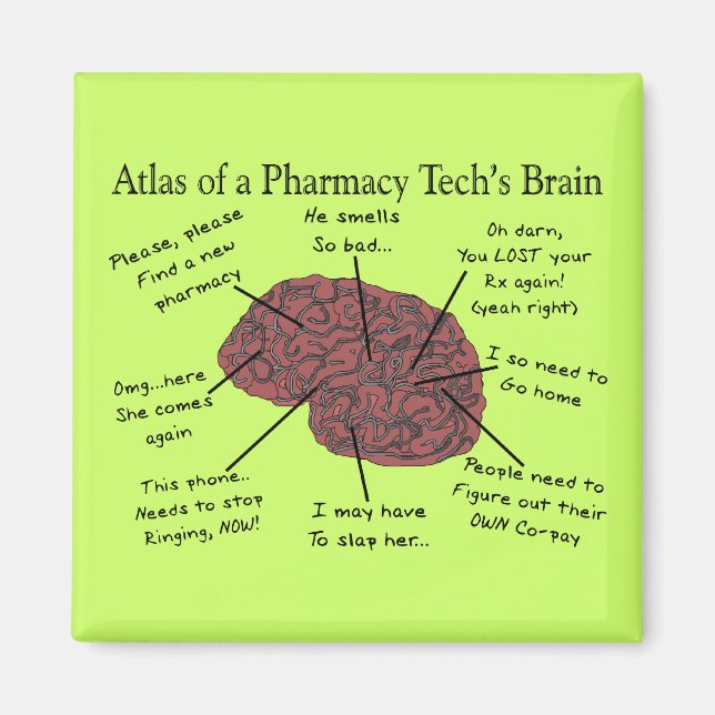 Atlas of a Pharmacy Tech's Brain Magnet (Framsidan)