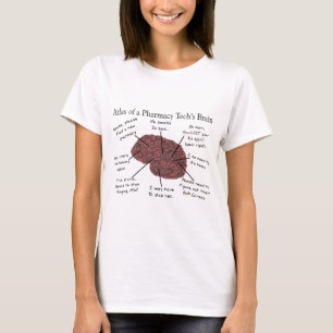 Atlas of a Pharmacy Tech's Brain Tee