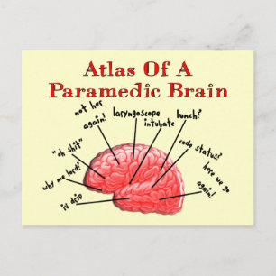 Atlas of a Sjukvårdare Brain Vykort
