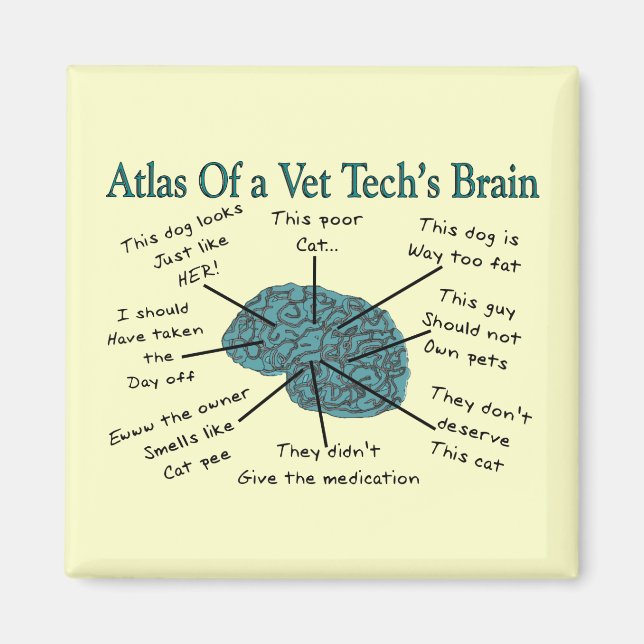 Atlas of a Vet Tech's Brain Magnet (Framsidan)