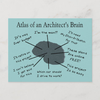 Atlas of an Architect's Brain Vykort