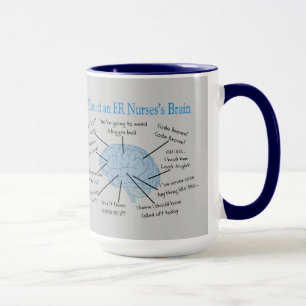 Atlas of an ER Nurse's Brain Mugg