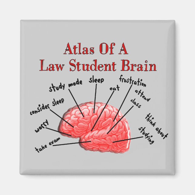 Atlas of Law Student Brain Magnet (Framsidan)
