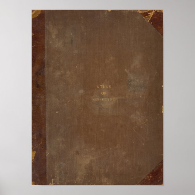Atlas of Scotland Poster (Framsidan)