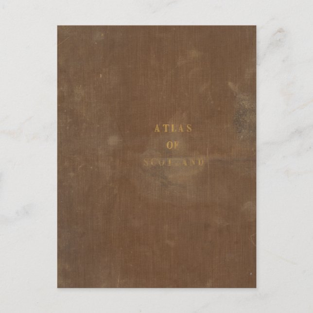 Atlas of Scotland Vykort (Framsida)