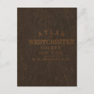 Atlas of Westchester County Vykort