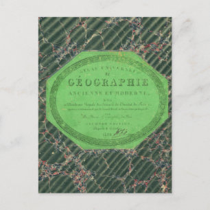 Atlas över universell geografi vykort