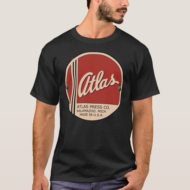Atlas Press Company Classic T-Shirt (Framsida)
