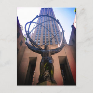 atlas rockefeller vykort