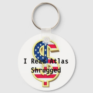 Atlas Shrugged key chain Nyckelring