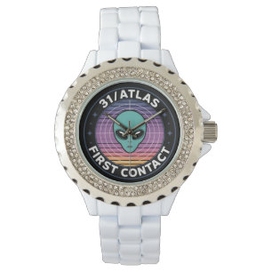 Atlas Space Jul Retro Humor 2025 Armbandsur