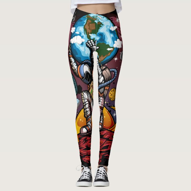 Atlas Space Man Leggings (Framsida)
