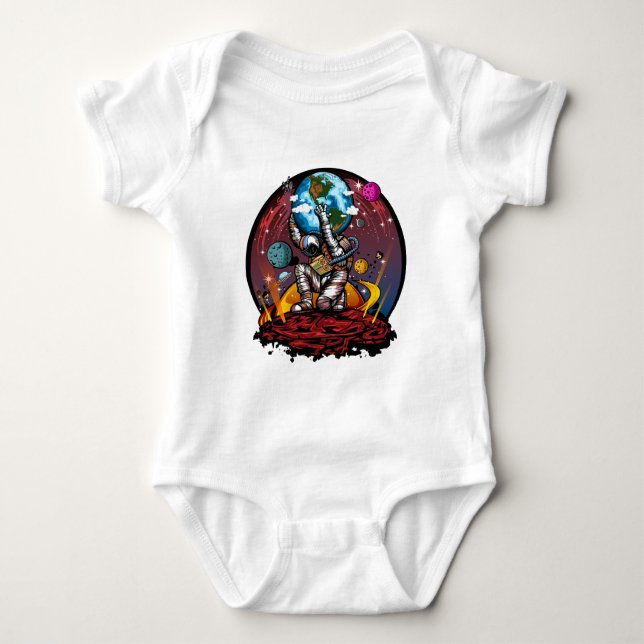 Atlas Space Man T Shirt (Framsida)