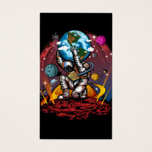 Atlas Space Man Visitkort