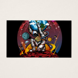 Atlas Space Man Visitkort