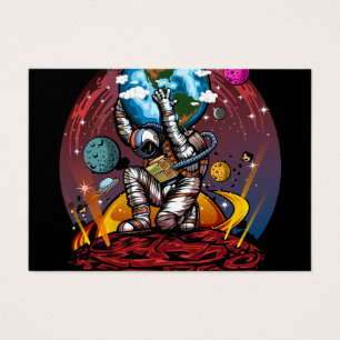 Atlas Space Man Visitkort