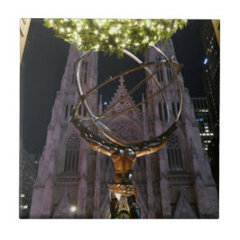 Atlas & St. Patrick's Cathedral - Kakelplatta