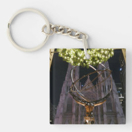 Atlas & St. Patrick's Cathedral - keychain