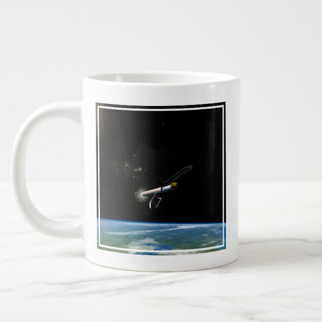 Atlas V541 lanserar Fordon i omloppsbana. Jumbo Mugg (Vänster)