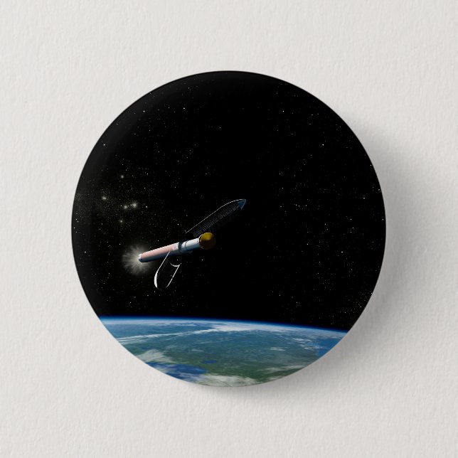Atlas V541 lanserar Fordon i omloppsbana. Knapp (Framsida)