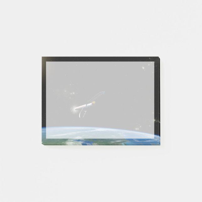 Atlas V541 lanserar Fordon i omloppsbana. Post-it Block (Framsida)