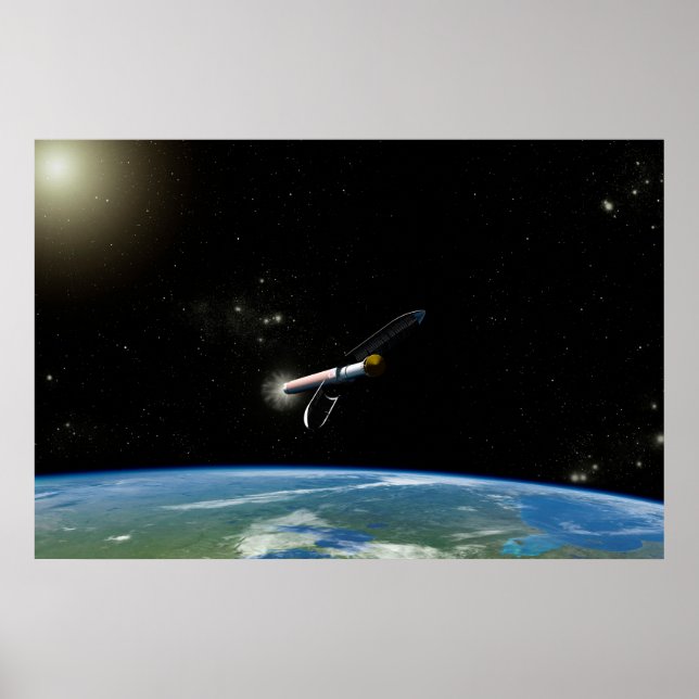 Atlas V541 lanserar Fordon i omloppsbana. Poster (Framsidan)