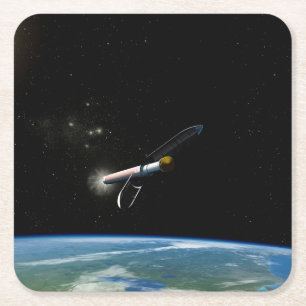 Atlas V541 lanserar Fordon i omloppsbana. Underlägg Papper Kvadrat