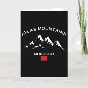 Atlasbergen Marocko Jbel Toubkal Skidort Sk Kort