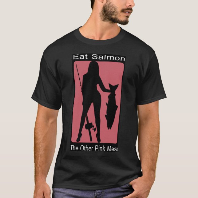 Ätlax vid andra Rosan Kött T Shirt (Framsida)