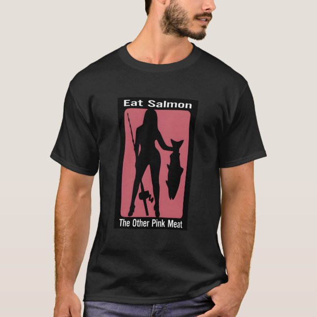 Ätlax vid andra Rosan Kött T Shirt (Framsida)