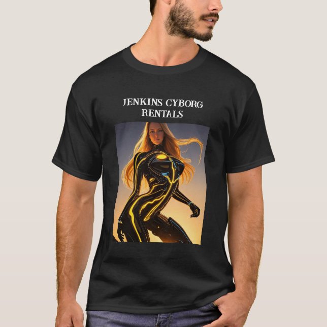 ATLETISK GLOGGCYBORG T SHIRT (Framsida)