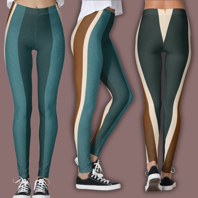 Atletisk rand | Retro-ränder Leggings (Skapare uppladdad)