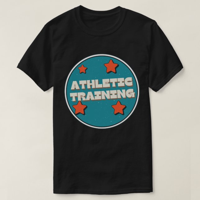 Atletisk träning t shirt (Design framsida)