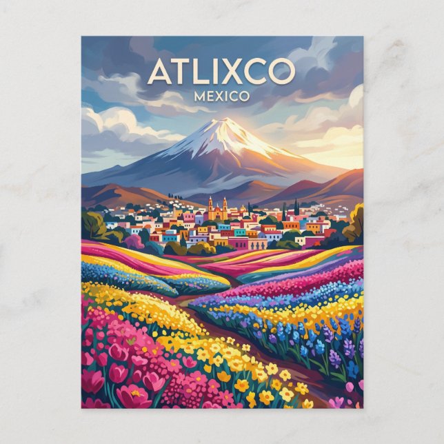 Atlixco Mexiko Vykort (Framsida)