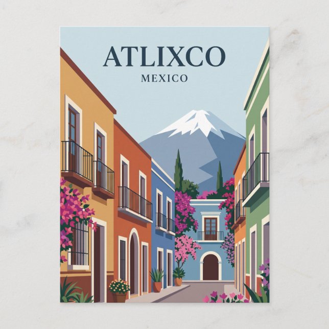 Atlixco Mexiko Vykort (Framsida)