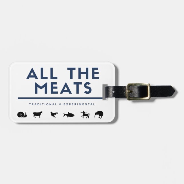 ATM - Bagagetagg Bagagebricka (Horisontell Framsida)