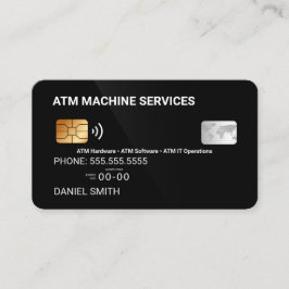ATM Kredit-kort Visitkort