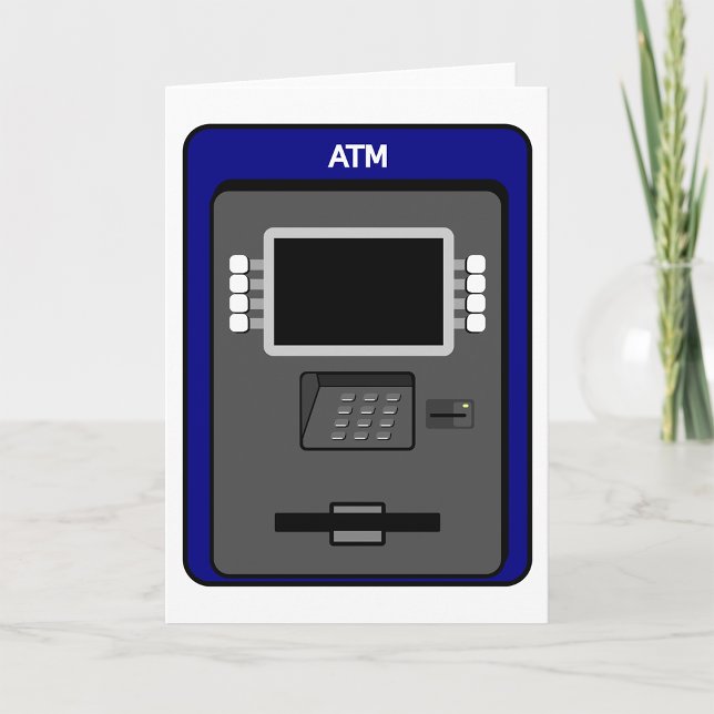 ATM Maskin-hälsningskort Kort (Skapare uppladdad)