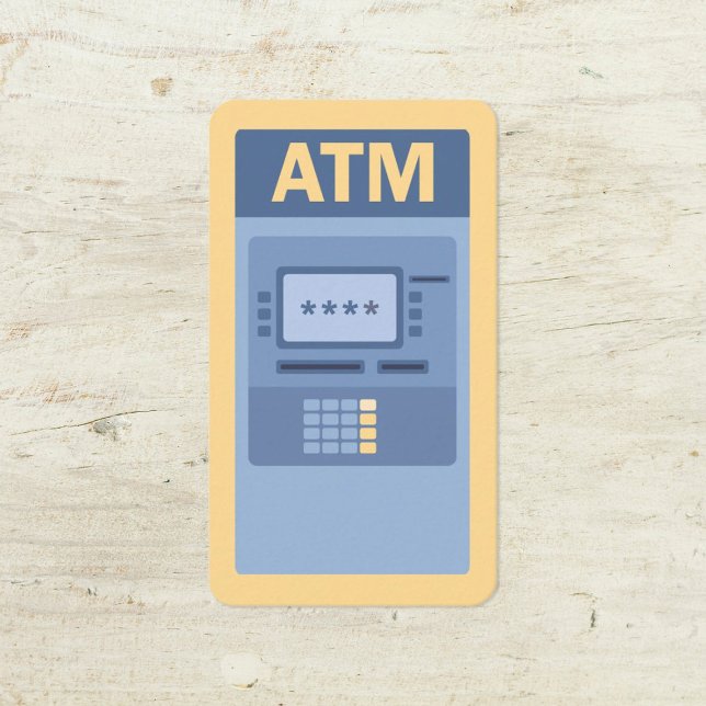 ATM MASKIN VISITKORT (ATM Cards)
