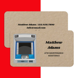 ATM Repair Kraft Visitkort