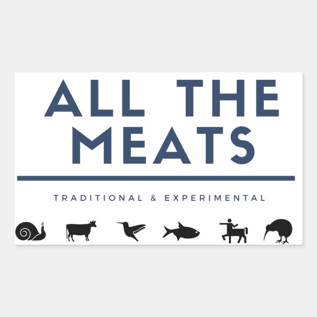 ATM - Sticker Rektangulärt Klistermärke (Framsida)