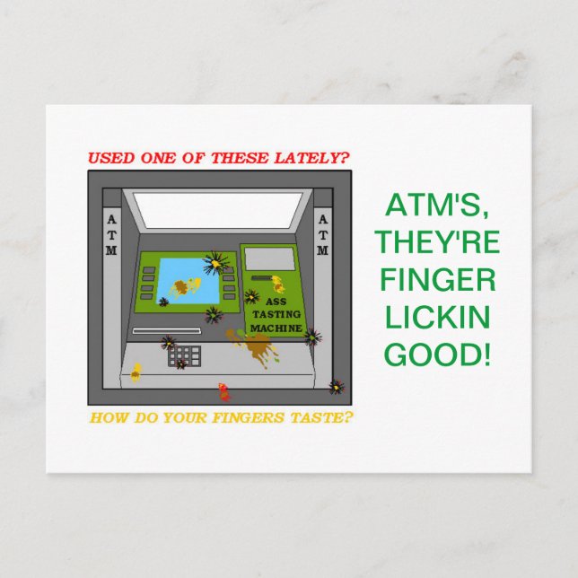 ATM TASTING KLUBB VYKORT (Framsida)